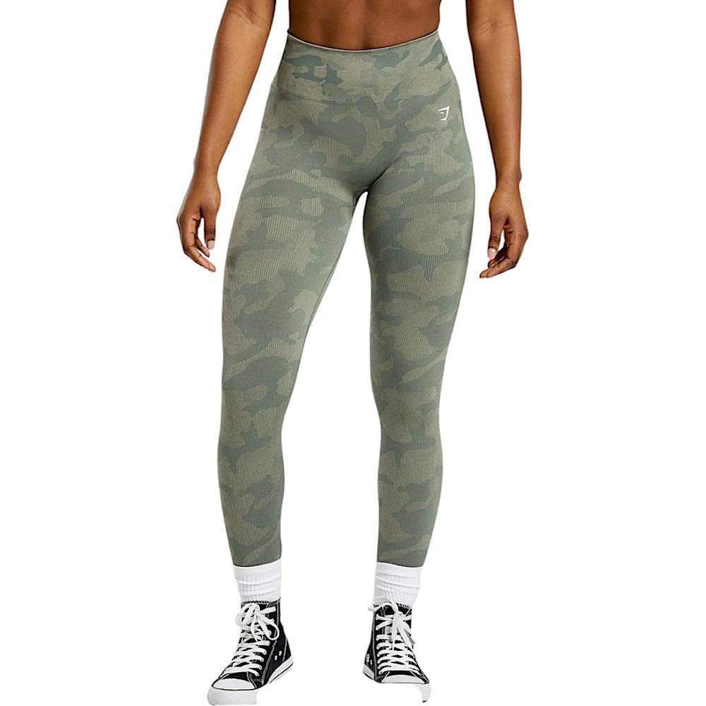 Gymshark Camo Green Leggings